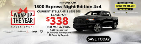 Lease Offer 2025 RAM 1500