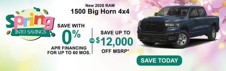 New 2026 Ram 1500 Big Horn Finance Special
