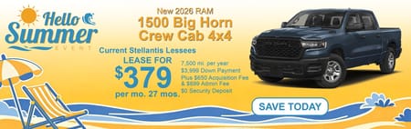 Lease 2026 Ram 1500 Big Horn $379