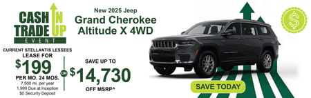 New 2026 Jeep Grand Cherokee Altitude X Purchase Offer