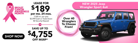 Lease Special Jeep Wrangler