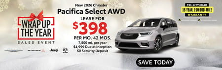 Lease Special on Chrysler Pacifica