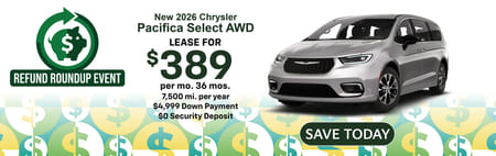 Lease Special on Chrysler Pacifica