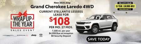 Lease Special on 2025 Jeep Grand Cherokee