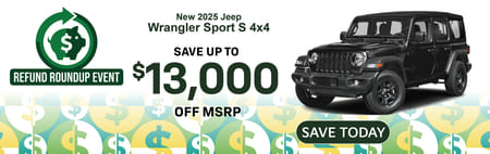 2025 Jeep Wrangler Finance Special