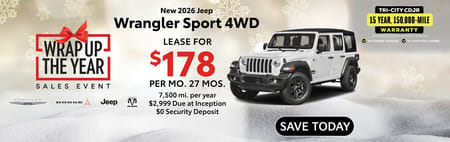 Lease Special Jeep Wrangler