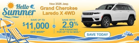 New 2026 Jeep Grand Cherokee Laredo X Purchase Offer