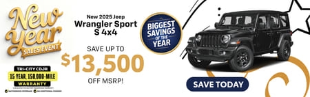 2025 Jeep Wrangler Finance Special