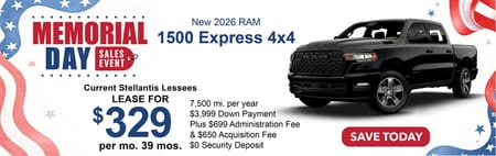 Lease 2026 Ram 1500 Express $329