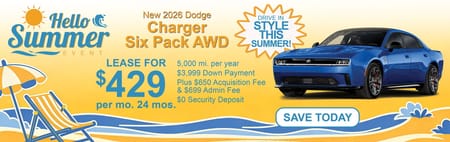 Lease 2026 Dodge Charger Six Pack $429