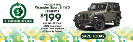 Lease Special Jeep Wrangler