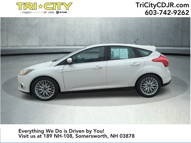 Used 2014 Ford Focus Titanium with VIN 1FADP3N24EL311418 for sale in Somersworth, NH