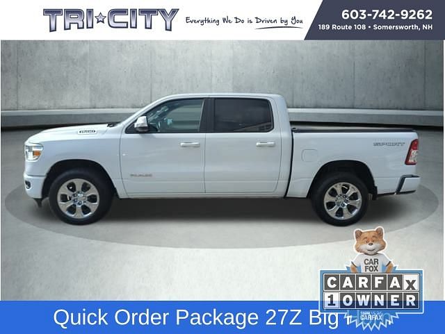 Used 2021 RAM Ram 1500 Pickup Big Horn/Lone Star with VIN 1C6SRFFT7MN773728 for sale in Somersworth, NH