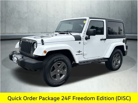 1 image of 2015 Jeep Wrangler Freedom Edition