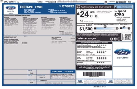 1 image of 2018 Ford Escape S