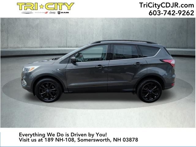 Used 2018 Ford Escape SE with VIN 1FMCU9GD0JUA14663 for sale in Somersworth, NH