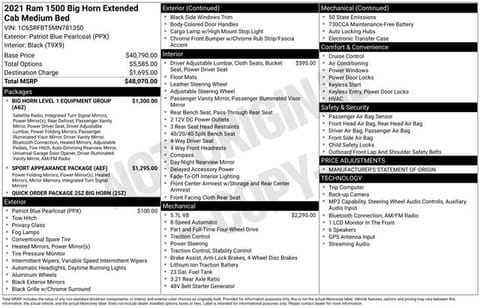 1 image of 2021 Ram 1500 Big Horn/Lone Star