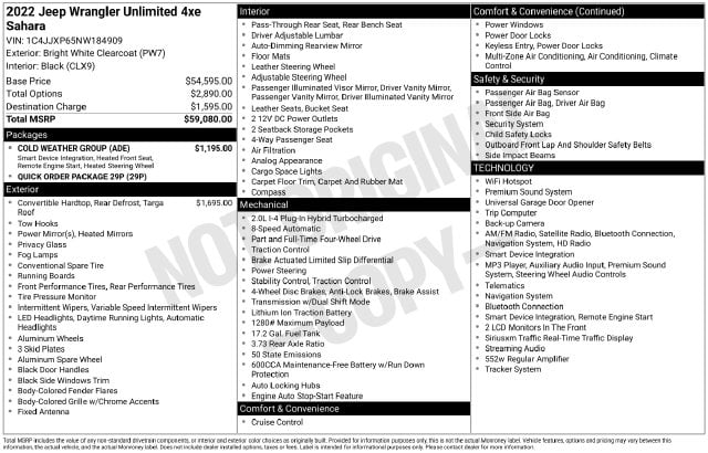 4 thumbnail image of  2022 Jeep Wrangler Unlimited Sahara 4xe