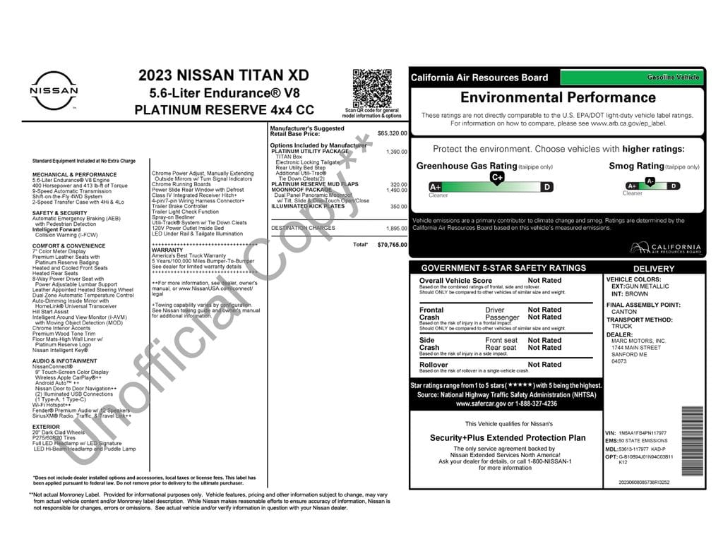 35 thumbnail image of  2023 Nissan Titan XD Platinum Reserve