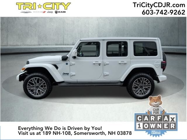 Used 2024 Jeep Wrangler 4xe High Altitude 4XE with VIN 1C4RJXU60RW169134 for sale in Somersworth, NH