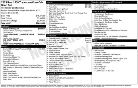 1 image of 2025 Ram 1500 Tradesman