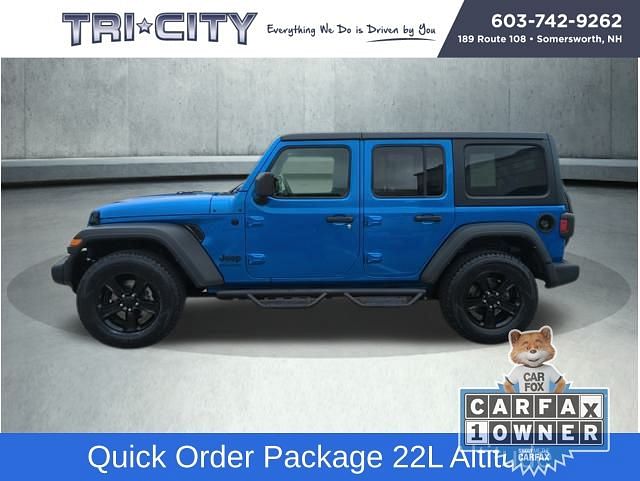 Used 2021 Jeep Wrangler Unlimited Altitude with VIN 1C4HJXDN8MW786843 for sale in Somersworth, NH