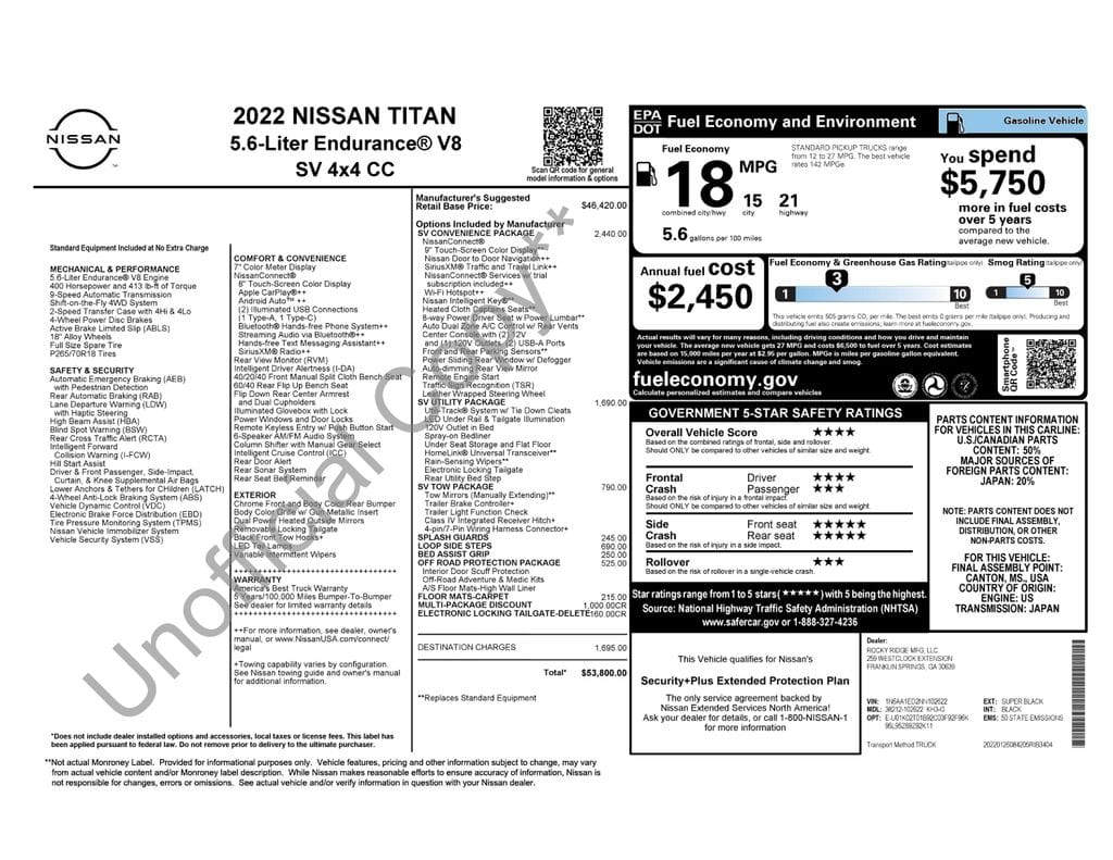 39 thumbnail image of  2022 Nissan Titan SV