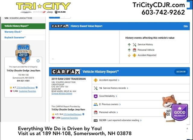 2019 RAM Ram 2500 Pickup Tradesman's photo