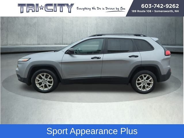 Used 2016 Jeep Cherokee Sport with VIN 1C4PJLAB0GW234322 for sale in Somersworth, NH
