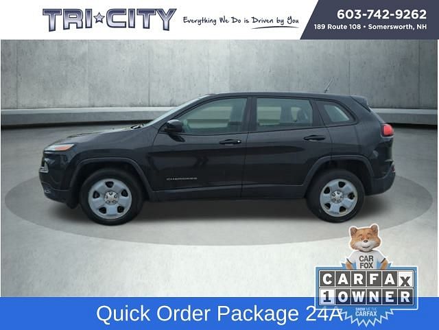 Used 2014 Jeep Cherokee Sport with VIN 1C4PJLAB7EW181390 for sale in Somersworth, NH