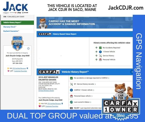 1 image of 2018 Jeep Wrangler Unlimited Sahara