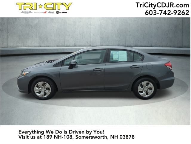Used 2013 Honda Civic LX with VIN 2HGFB2F58DH593130 for sale in Somersworth, NH