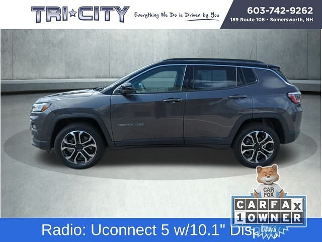 Used 2024 Jeep Compass Limited with VIN 3C4NJDCN8RT600525 for sale in Somersworth, NH