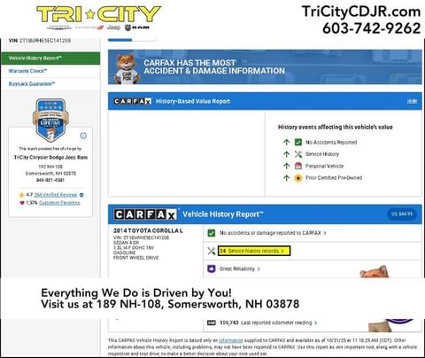 1 image of 2014 Toyota Corolla L