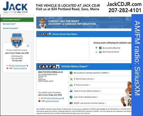 1 image of 2022 Toyota Corolla LE