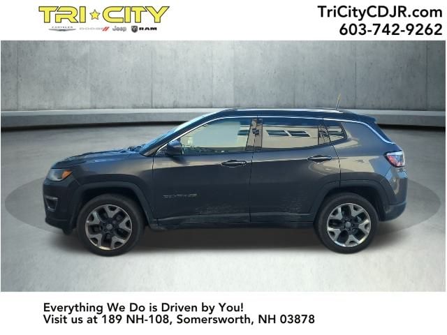 Used 2018 Jeep Compass Limited with VIN 3C4NJDCBXJT306845 for sale in Somersworth, NH