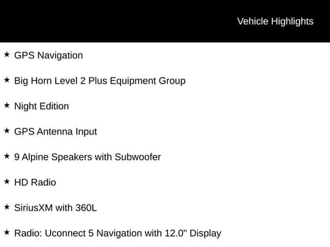 1 image of 2026 Ram 3500 Big Horn