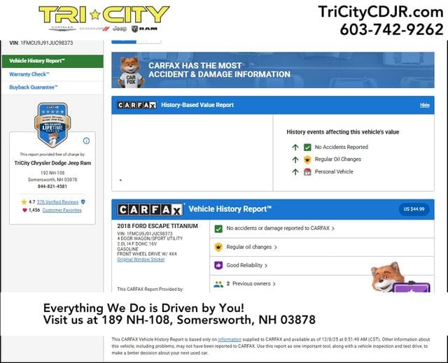 2018 Ford Escape Titanium's photo