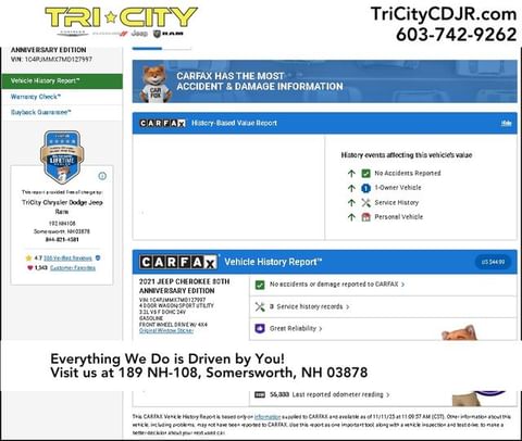 1 image of 2021 Jeep Cherokee Latitude Lux