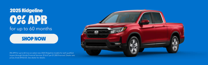Honda Ridgeline Finance Special