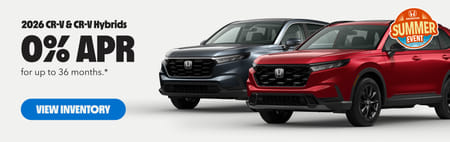 New 2026 Honda CR-V Finance Special