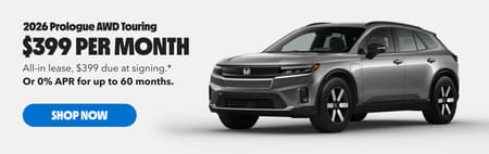 Lease Loyalty/Conquest 2026 Honda Prologue Touring $399