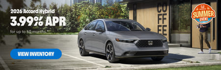 New 2026 Honda Accord Hybrid Finance Special
