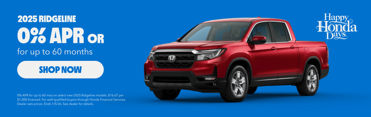 Honda Ridgeline Finance Special