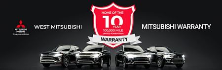HOME OF THE 10 YEAR 100,000 MILE LIMITED POWERTRAIN WARRANTY WEST MITSUBISHI 4 black Mitsubishi SUVs