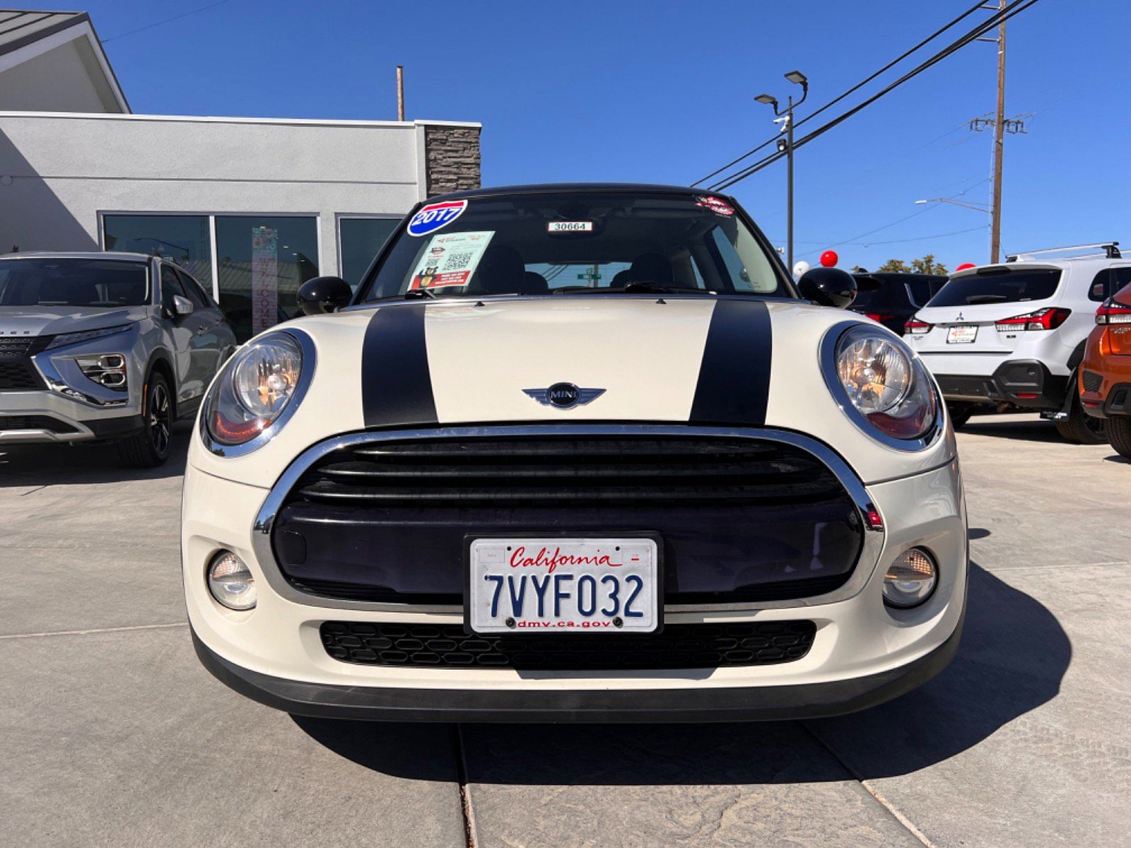 Used 2017 MINI Cooper Base with VIN WMWXP5C30H3C63998 for sale in Orland, CA