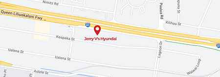 map of Jerry V's Honolulu Hyundai