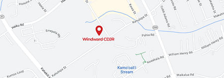 map of Windward Chrysler Dodge Jeep RAM