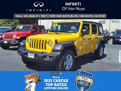 1 image of 2019 Jeep Wrangler Unlimited Sport S