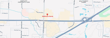 map of Wolfchase Honda